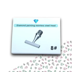 Embout 8 pour Stylet diamond painting – Embouts Argent dévissables