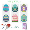 Mini kit diamond painting Pâques facile – 6 œufs décoratifs à créer | Lé-Li