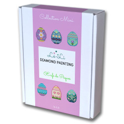 Mini kit diamond painting Pâques  – Oeufs de Pâques