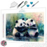 Diamond Painting Pandas Mignons Premium | Lé-Li