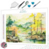 Diamond Painting Paysage Japonais Zen Premium | Lé-Li