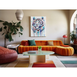 Diamond Painting Tigre Coloré Artistique | Lé-Li