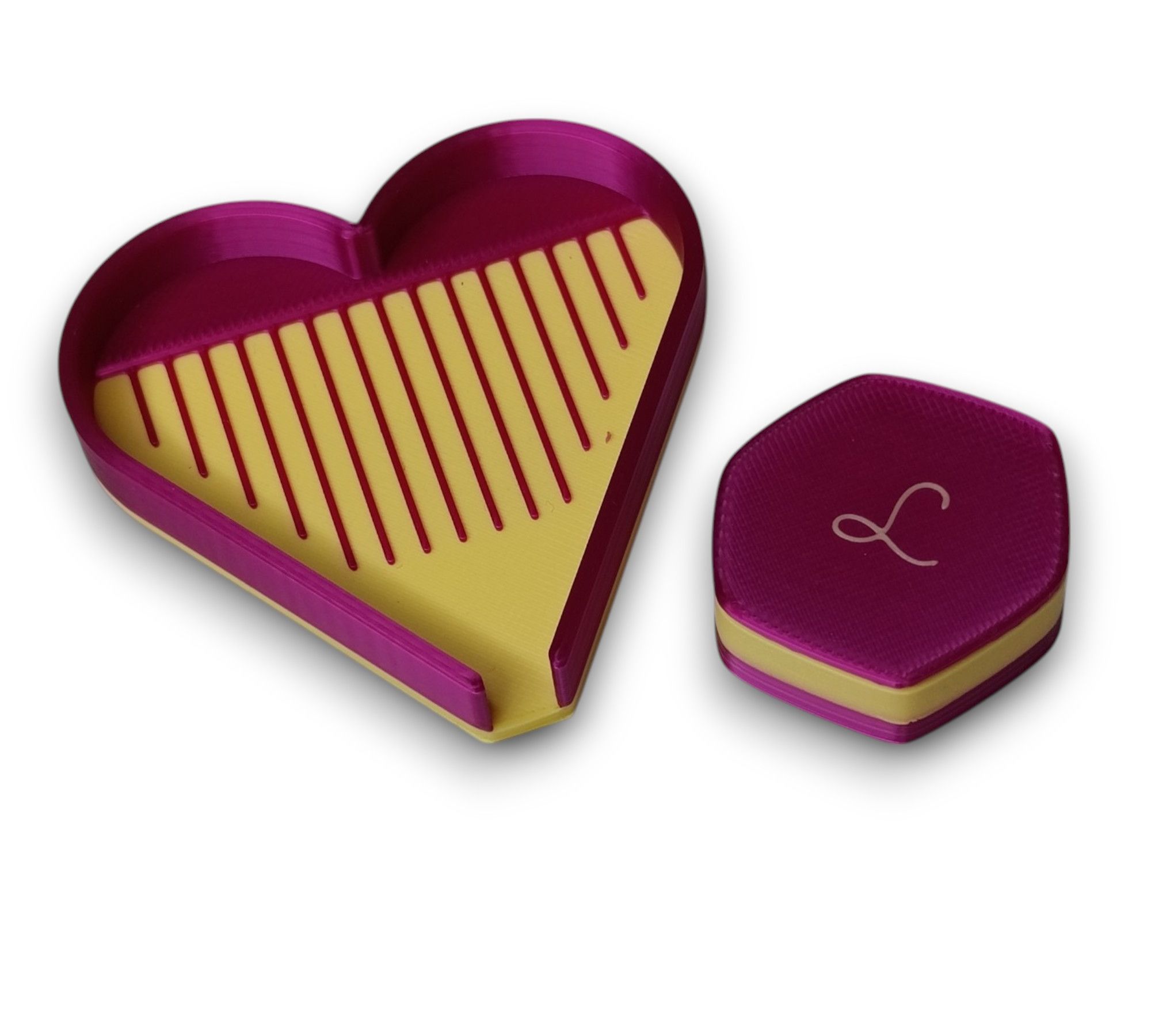 Mini Cherry et Mini Box Silk Magenta et Banane