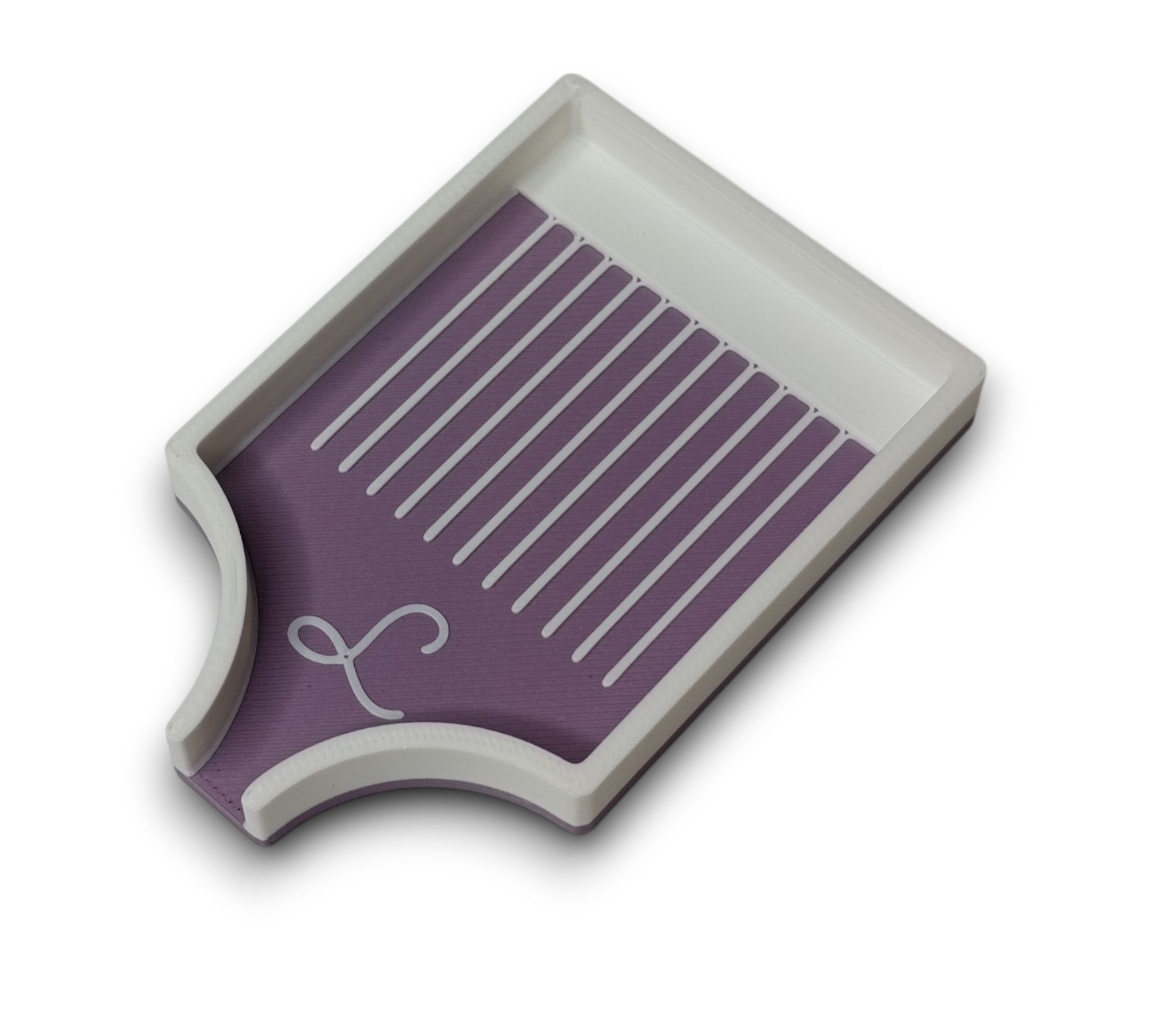 Mini Starry Blanc Coton et Muted Purple